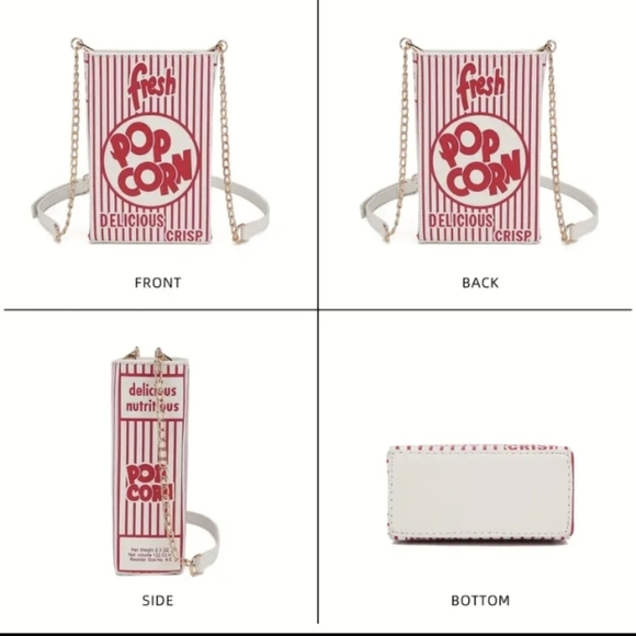Popcorn Novelty Crossbody Bag 🍿 - Picture 11 of 11